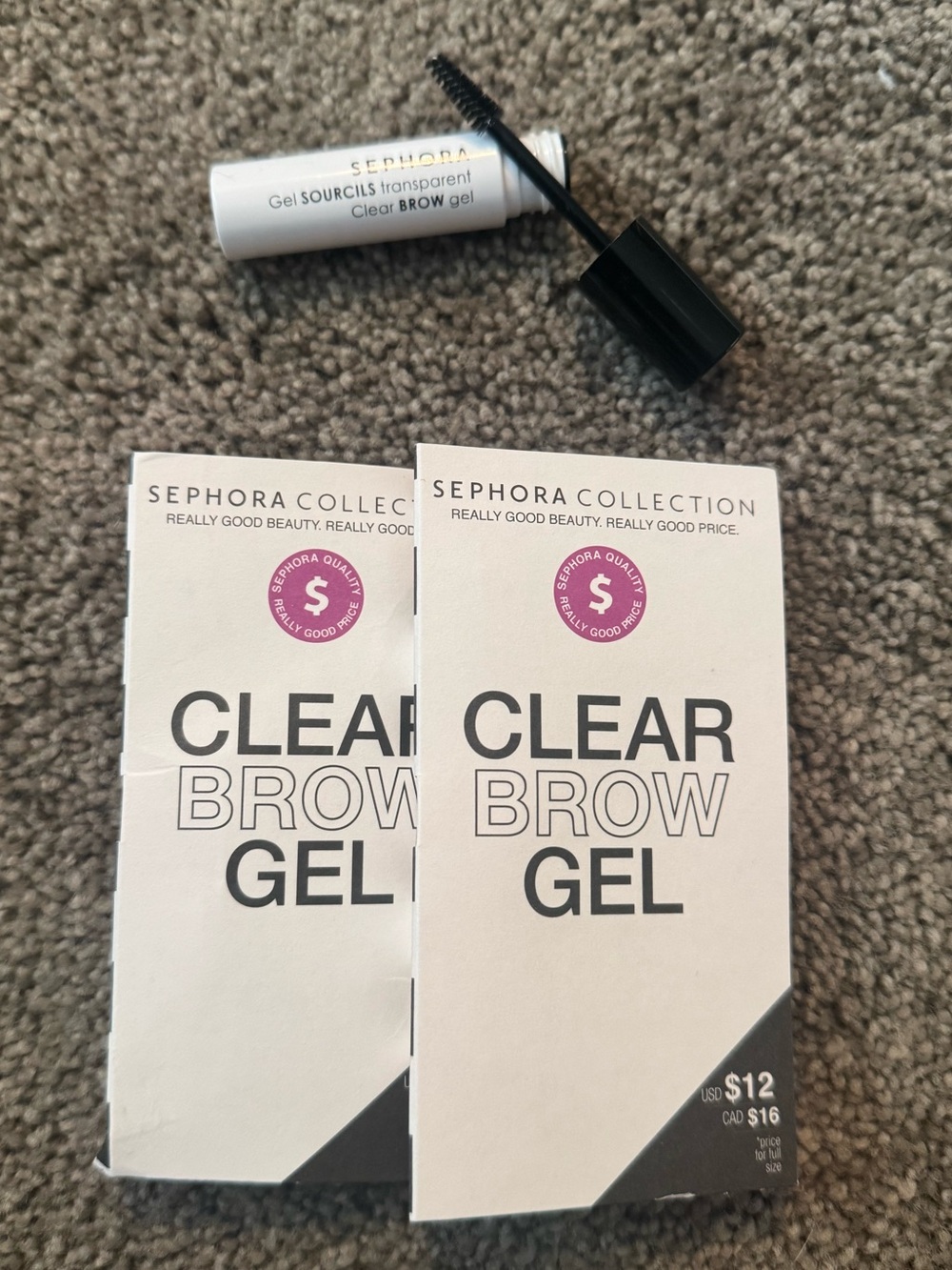 Sephora Collection Clear Brow Gel  2pc